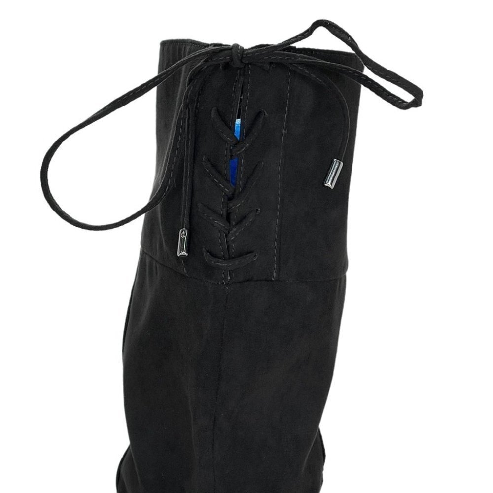 Kenneth Cole Reaction Corie Lace Microsuede Knee High Womens Size 10M - Picture 7 of 10